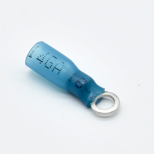 Heat Shrink Ring Terminal 16-14 awg #8 Stud